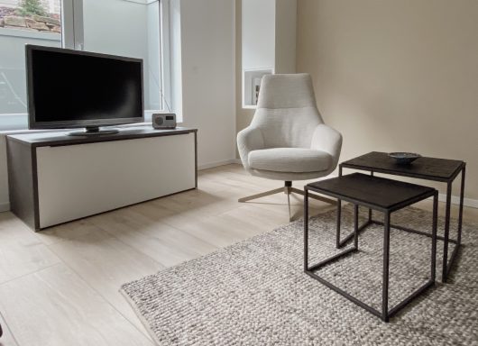 ENTSPANNT GENIESSEN Modernes Wohnzimmer FeWo Brühl